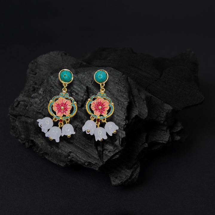 Handcrafted Lotus Blossom Earring