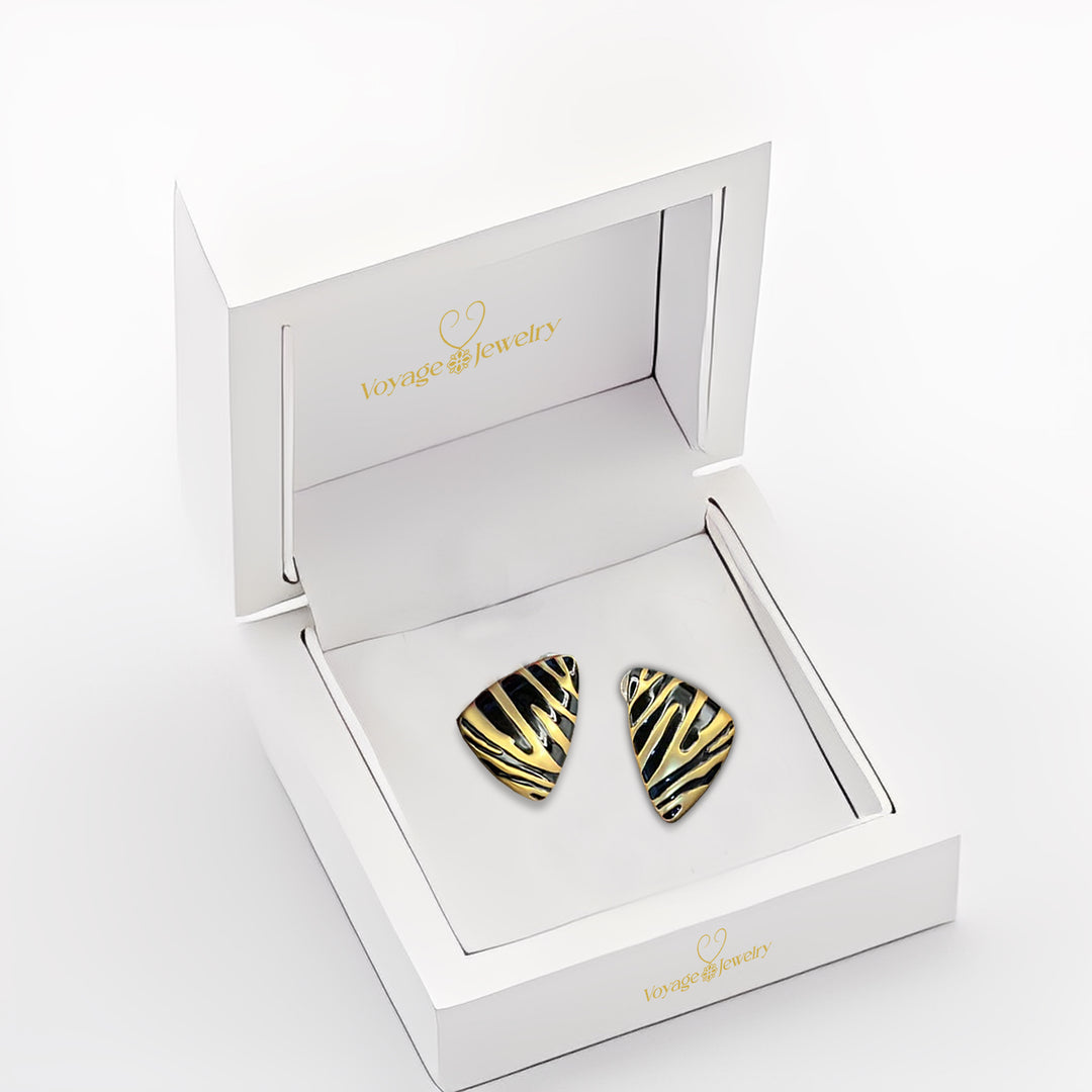 Savannah Stripes Zebra Earrings