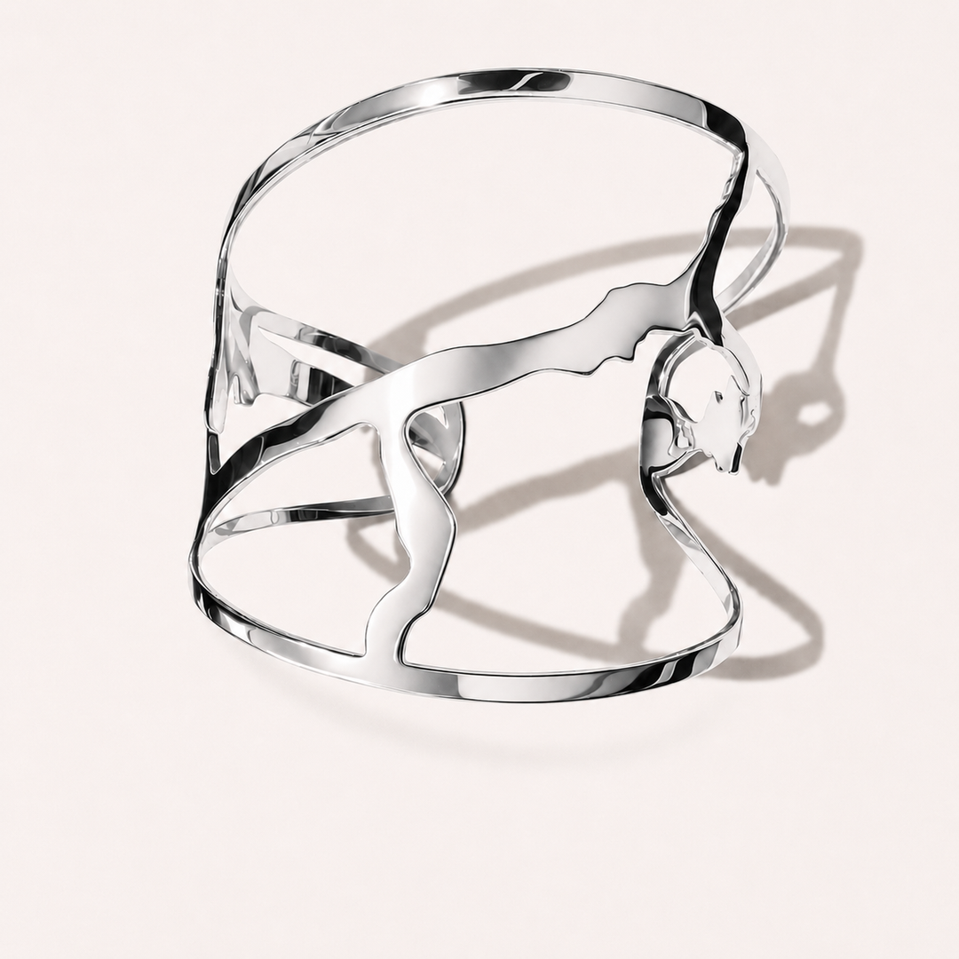 Pear Branch Sculptural Cuff