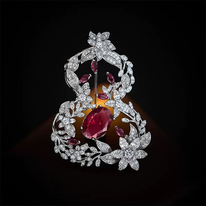 Hulu Crystal Brooch