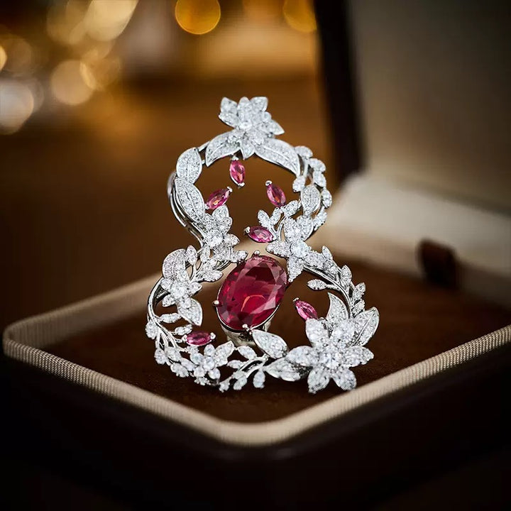 Hulu Crystal Brooch