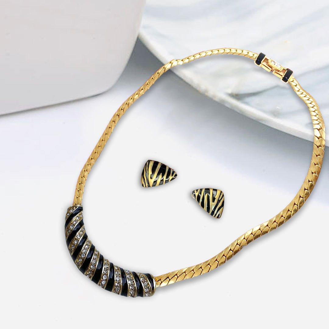 Savannah Stripes Zebra Earrings