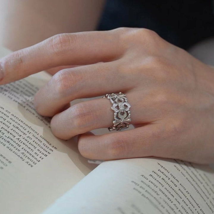 Filigree Floral Lace Ring