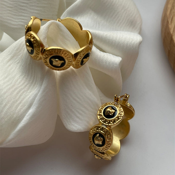 Vintage Antique Gold Plated Earrings