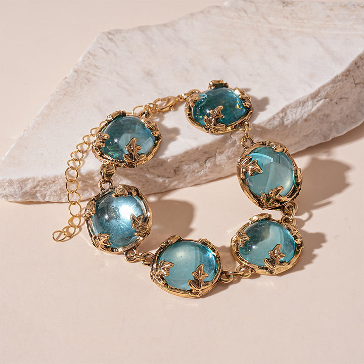 Lake Blue Glazed Bracelet