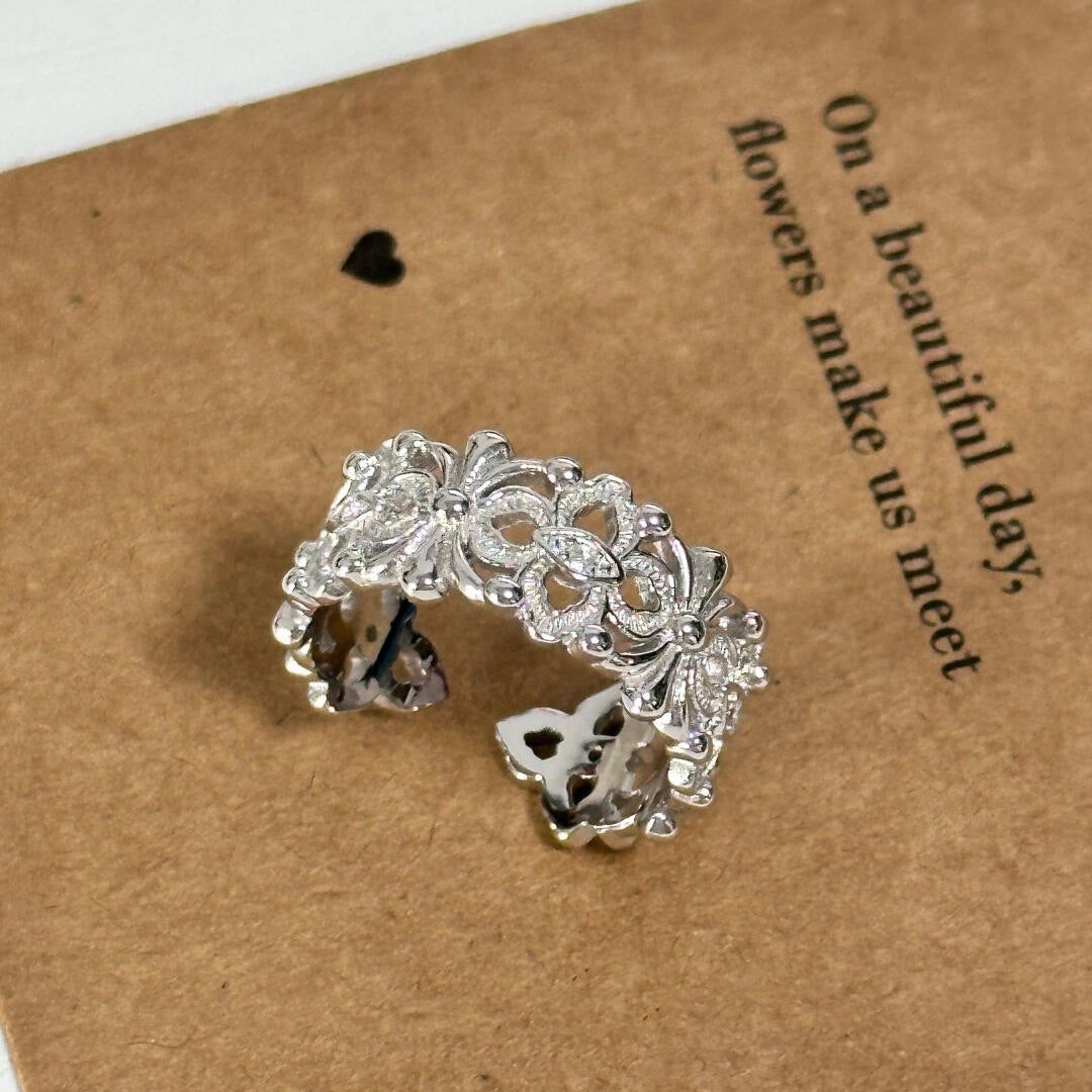 Filigree Floral Lace Ring