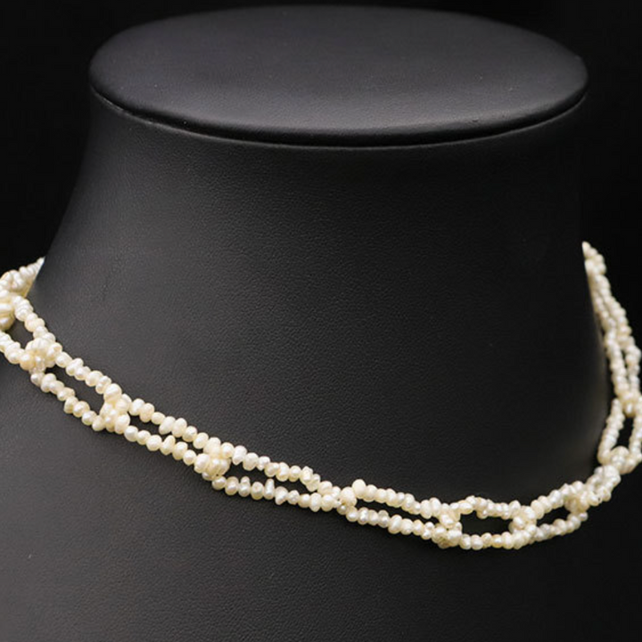 Interlocking Freshwater Pearl Necklace