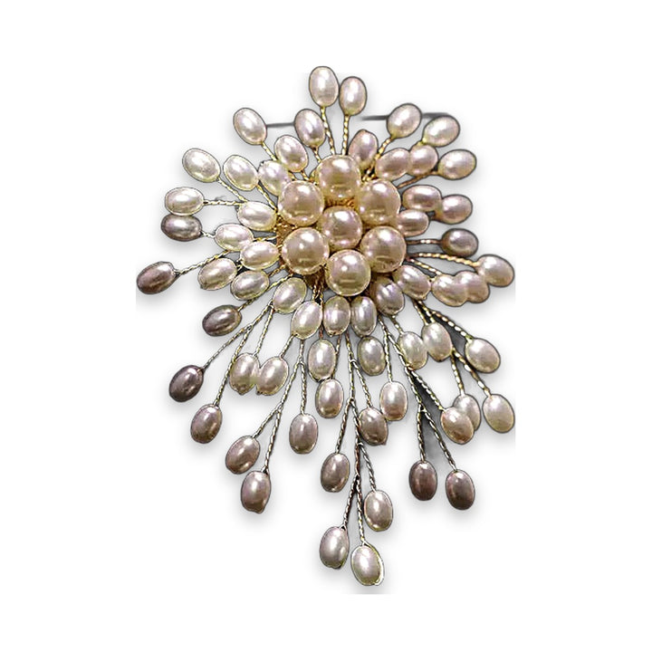 Fireworks - Shattered Pearl Brooch