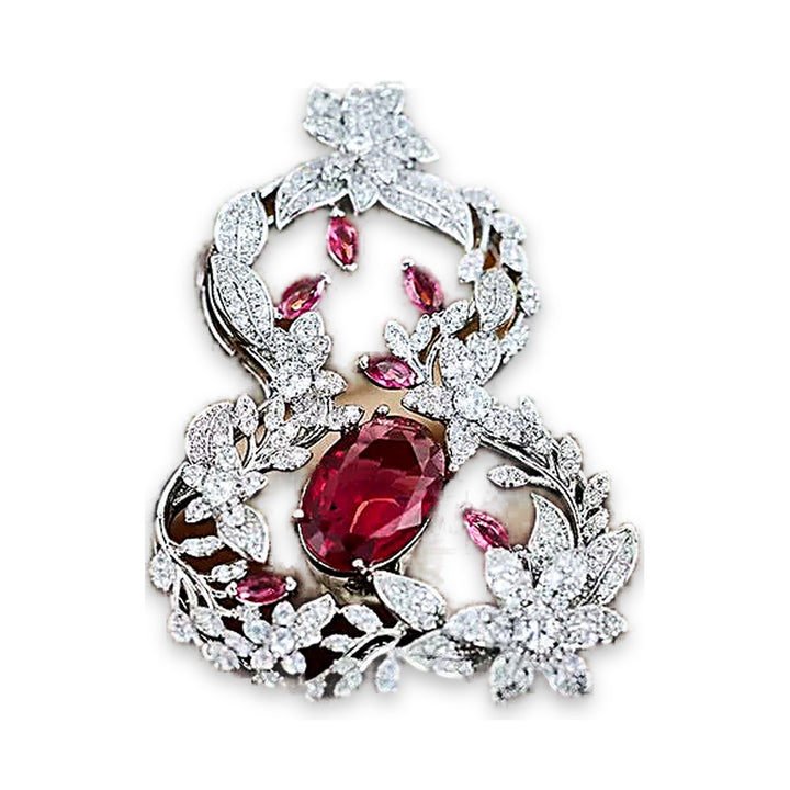 Hulu Crystal Brooch